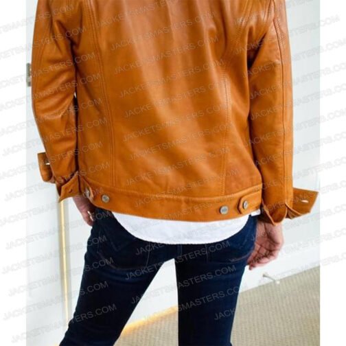 Kylie Bunbury Big Sky Season 3 Brown Leather Jacket - Image 3