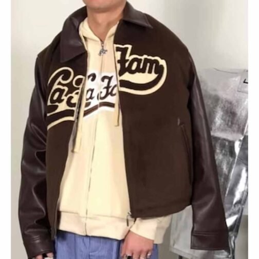 La Fam Red Varsity Jacket - Image 10