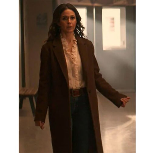 Superman & Lois S02 Emmanuelle Chriqui Coat - Image 7