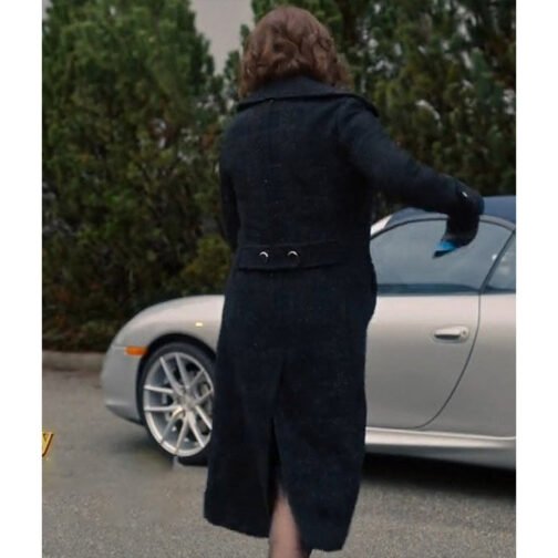 Firefly Lane Katherine Heigl Black Trench Coat - Image 2