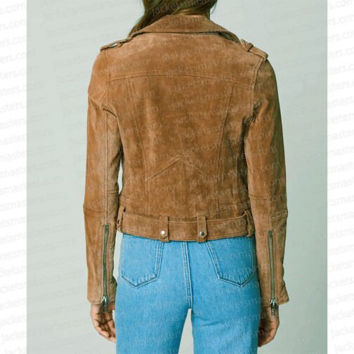 Law and Order Organized Crime Jen Jacob Suede Jacket - Image 3