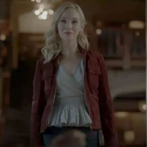 Legacies Season 4 Candice King Suede Jacket - Image 5
