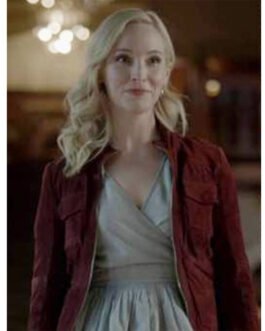 Legacies Season 4 Candice King Suede Jacket