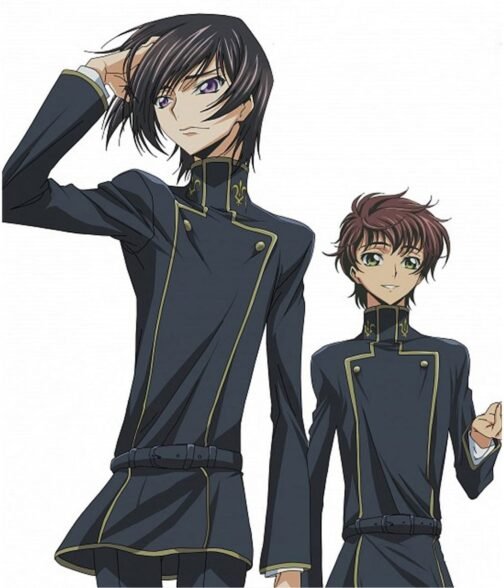 Lelouch Lamperouge Code Geass Cotton Black Jacket - Image 5