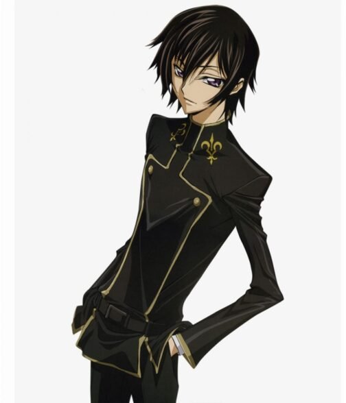 Lelouch Lamperouge Code Geass Cotton Black Jacket - Image 4