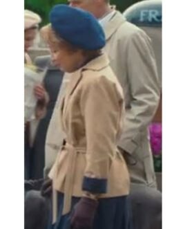 Lesley Manville Mrs. Harris Goes to Paris Belted Jacket