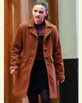 Ava Russo Hawkeye Brown Wool Coat