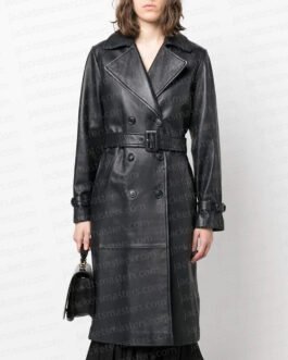A Paris Proposal Bethany Brown Leather Coat