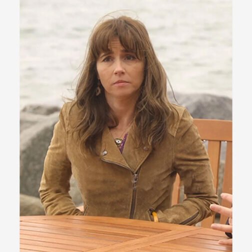 Dead To Me Linda Cardellini Suede Leather Jacket - Image 6