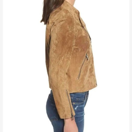 Dead To Me Linda Cardellini Suede Leather Jacket - Image 4