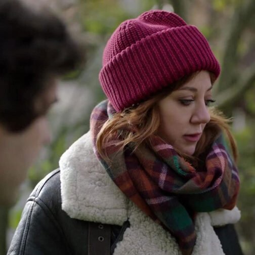Motherland Diane Morgan Shearling Leather Jacket - Image 6