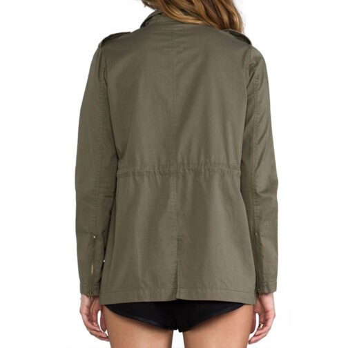 Locke & Key Sherri Saum Green Cotton Jacket - Image 3