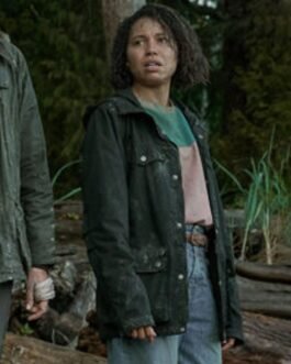 Lou Jurnee Smollett Black Cotton Hooded Jacket