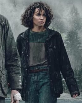 Lou Jurnee Smollett Black Cotton Hooded Jacket