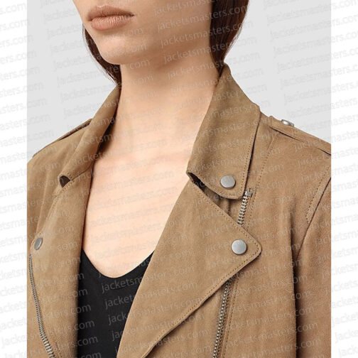 Louise Thompson Made in Chelsea Suede Jacket - Image 4