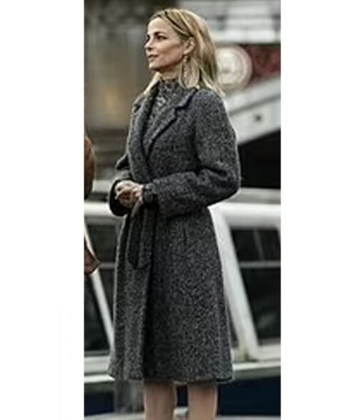 Bojana Novakovic Love Me Grey Coat - Image 2