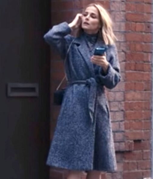 Bojana Novakovic Love Me Grey Coat - Image 7