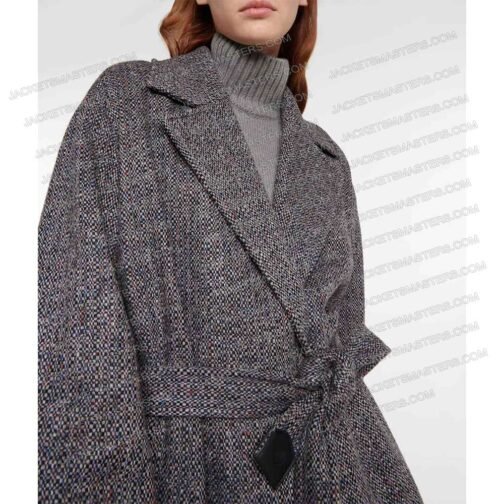 Bojana Novakovic Love Me Grey Coat - Image 5