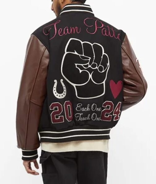 Lucky Charm Patta Varsity Jacket - Image 3