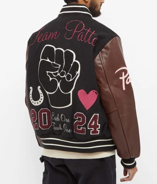 Lucky Charm Patta Varsity Jacket - Image 5
