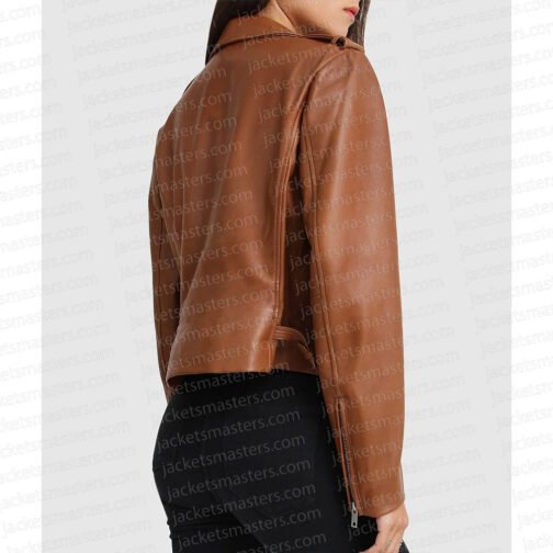 Lucy Lawless My Life is Murder Leather Jacket - Image 3