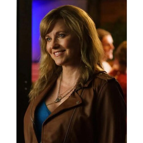 Lucy Lawless My Life is Murder Leather Jacket - Image 8