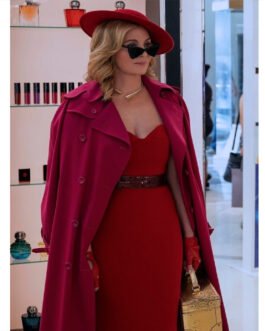 Kim Cattrall Glamorous Coat