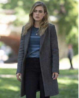 Manifest Melissa Roxburgh Gray Coat