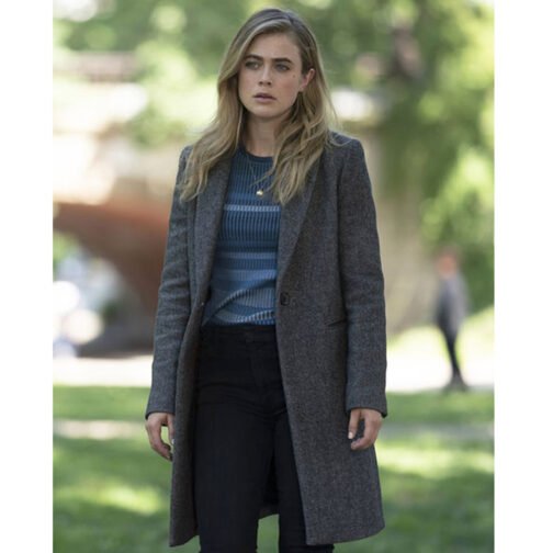 Manifest Melissa Roxburgh Gray Coat - Image 2