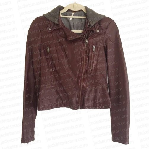 Manifest Season 4 Melissa Roxburgh Leather Jacket - Image 5