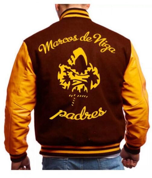 High School Base Marcos De Niza Padres Letterman Jacket - Image 2