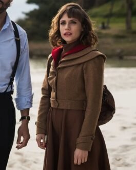 Aura Garrido A Private Affair Brown Wool Jacket