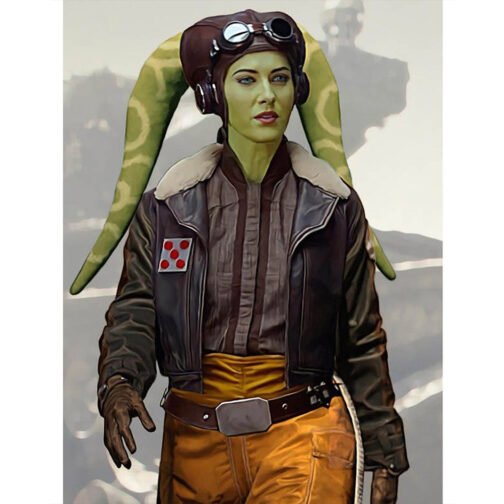 Mary Elizabeth Winstead Ahsoka Leather Jacket - Image 3
