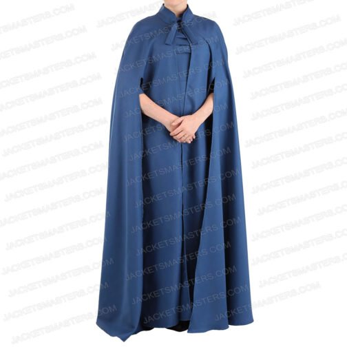 The Handmaid’s Tale Yvonne Strahovski Blue Cape - Image 4