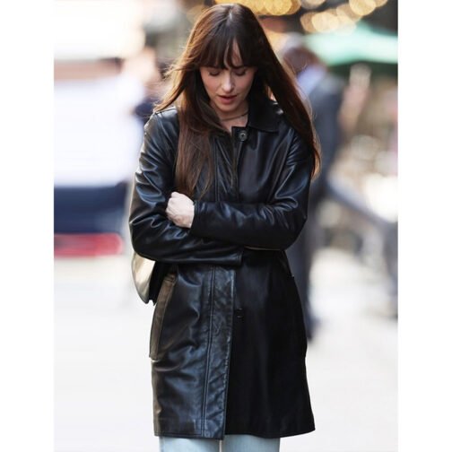 Materialists Lucy Leather Coat - Image 7