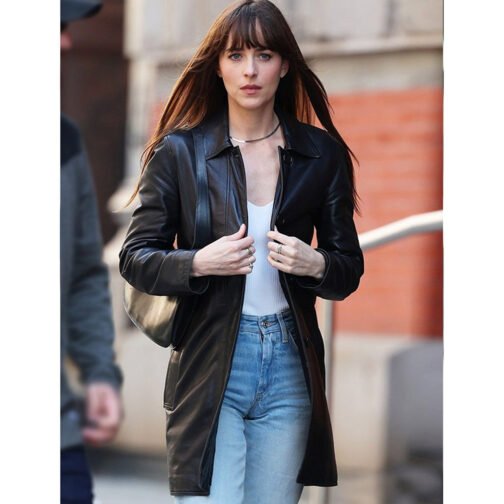 Materialists Lucy Leather Coat - Image 3