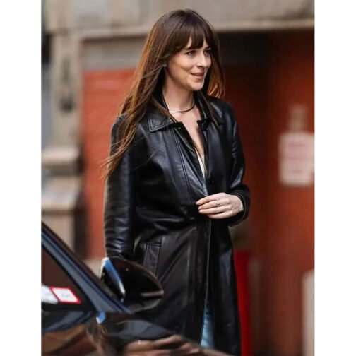 Materialists Lucy Leather Coat - Image 8