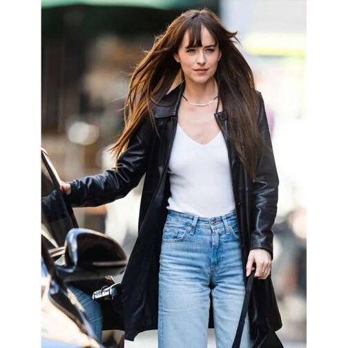 Materialists Lucy Leather Coat - Image 4