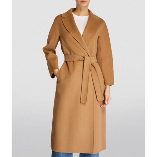 Woman’s Wrap Wool Coat - Image 3