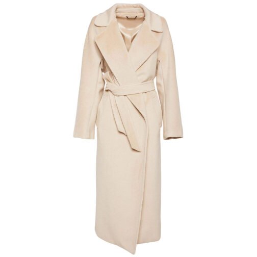 Woman’s Wrap Wool Coat - Image 2