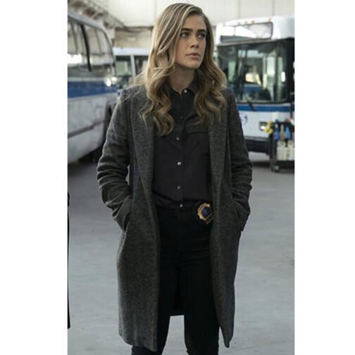 Manifest Melissa Roxburgh Gray Coat - Image 5