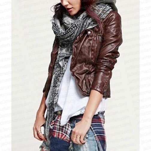 Manifest Season 4 Melissa Roxburgh Leather Jacket - Image 4