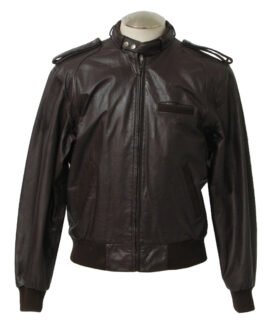 1980’s Members Only Leather Jacket