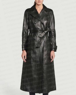 Gigi Hadid Met Gala Leather Coat