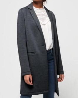 Manifest Melissa Roxburgh Gray Coat