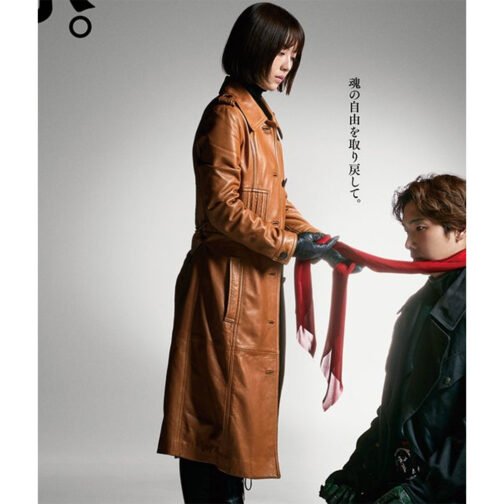 Shin Kamen Rider Minami Hamabe Leather Coat - Image 9
