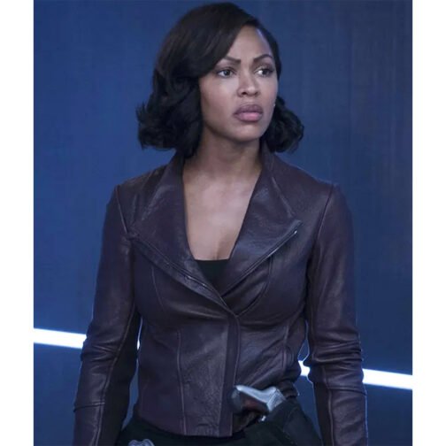 Minority Report Meagan Good Leather Jacket - Image 2