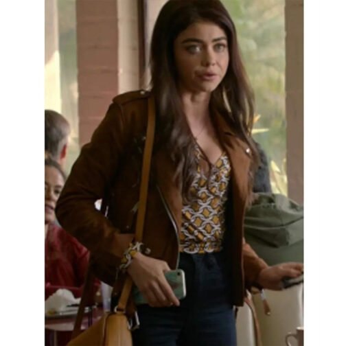 Modern Family S10 Sarah Hyland Suede Jacket - Image 10