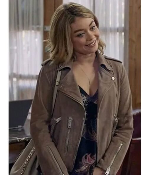 Modern Family S08 Sarah Hyland Leather Jacket - Image 2