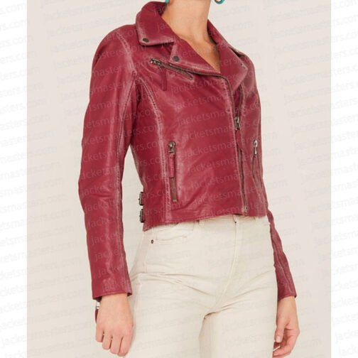 I Love That for You Molly Shannon Leather Jacket - Image 4